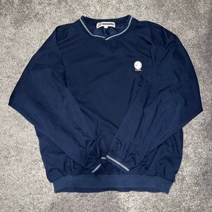 Vintage AKWA navy blue pullover
